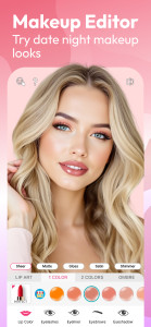 اسکرین شات 1 برنامه یوکم میکاپ (YouCam Makeup - Selfie Editor & Magic Makeover Cam)