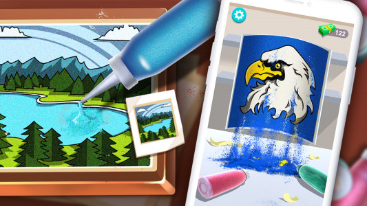 اسکرین شات 6 بازی Sand Painting