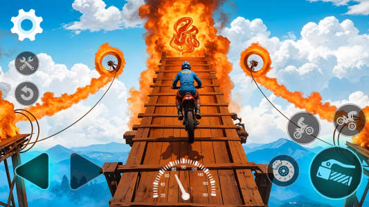 اسکرین شات 2 بازی Stunt Bike Racing Challenge 3D