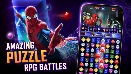 اسکرین شات 1 بازی MARVEL Puzzle Quest: Match RPG