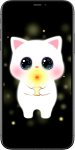 اسکرین شات 2 برنامه Cat Kawaii Wallpapers
