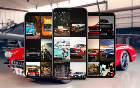 اسکرین شات 1 برنامه Classic Cars Wallpapers