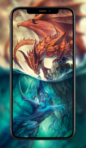 اسکرین شات 5 برنامه Fantasy Creatures Wallpapers