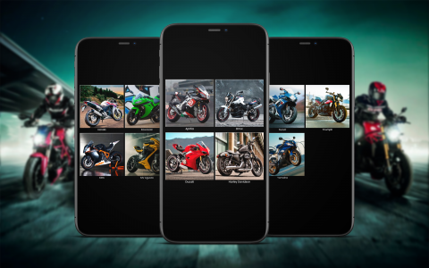 اسکرین شات 1 برنامه Motorcycles Wallpapers