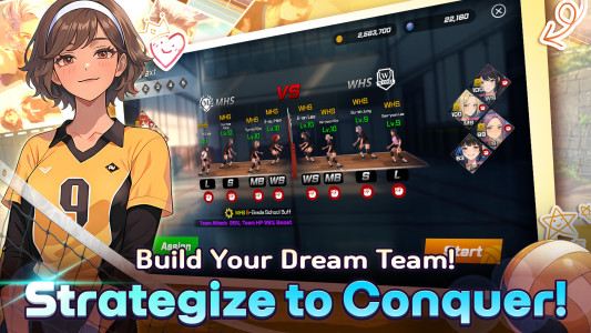 اسکرین شات 4 بازی Volley Girls:High School Story