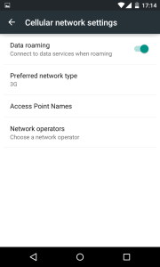 اسکرین شات 3 برنامه Roaming Switch ON / OFF