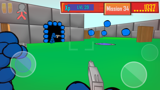 اسکرین شات 6 بازی Stickman Gun: FPS Shooter