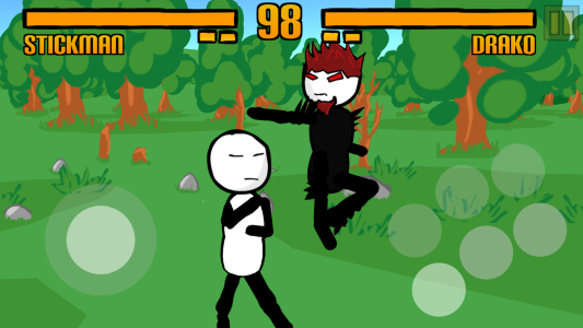 اسکرین شات 1 بازی Stickman Gun - Less Fighting