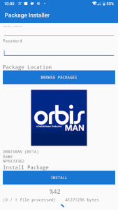 اسکرین شات 1 برنامه Package Installer