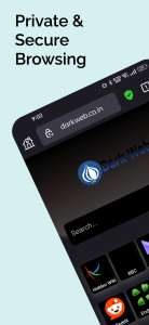 اسکرین شات 1 برنامه Dark Web Browser: Secure