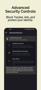 اسکرین شات 4 برنامه Dark Web Browser: Secure