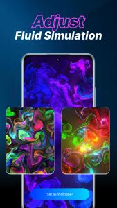 اسکرین شات 5 برنامه Magic Wallpaper: Magic Fluid