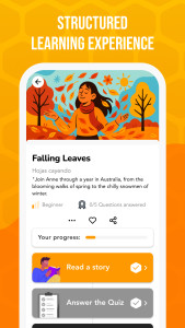 اسکرین شات 4 برنامه Beelinguapp Language Learning