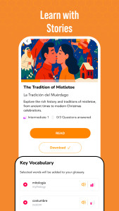 اسکرین شات 4 برنامه Beelinguapp Language Learning