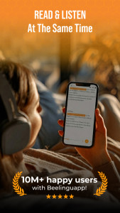 اسکرین شات 1 برنامه Beelinguapp Language Learning