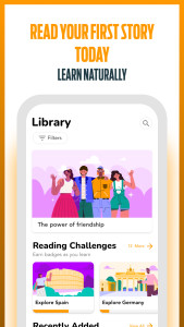 اسکرین شات 6 برنامه Beelinguapp Language Learning