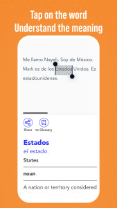 اسکرین شات 3 برنامه Beelinguapp Language Learning