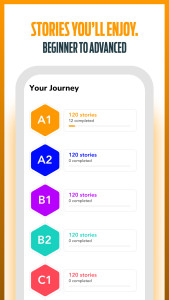 اسکرین شات 5 برنامه Beelinguapp Language Learning