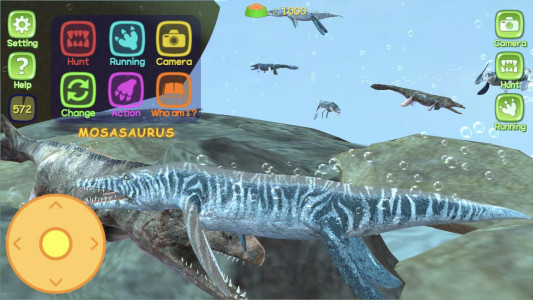 اسکرین شات 2 برنامه Dinosaur 3D - AR Camera