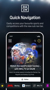 اسکرین شات 4 برنامه DAZN - Watch Live Sports