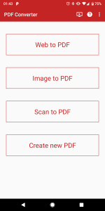 اسکرین شات 1 برنامه PDF Converter (Text, Image, We