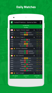 اسکرین شات 1 برنامه Football Prediction