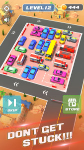 اسکرین شات 4 بازی Car Jam: Parking Escape Master