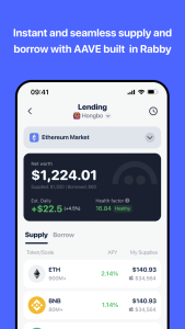 اسکرین شات 3 برنامه Rabby Wallet - Crypto & EVM