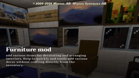 اسکرین شات 1 برنامه Furniture for Minecraft