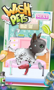 اسکرین شات 1 بازی Wash Pets - kids games