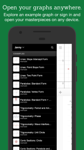 اسکرین شات 2 برنامه Desmos Graphing Calculator