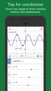 اسکرین شات 4 برنامه Desmos Graphing Calculator