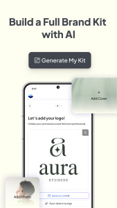 اسکرین شات 5 برنامه Fluer Card—Business Card Maker