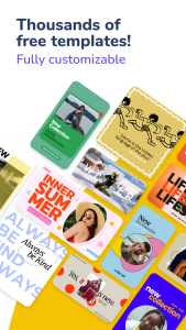 اسکرین شات 3 برنامه Social Post Maker & Design