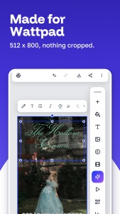 اسکرین شات 3 برنامه Book Cover Maker for Wattpad