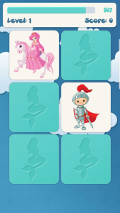 اسکرین شات 1 بازی Princess memory game for kids