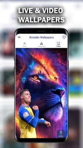 اسکرین شات 3 برنامه Ronaldo Wallpapers 2026 4K CR7
