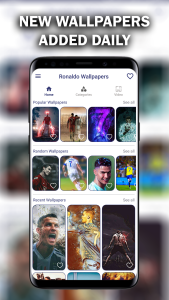 اسکرین شات 1 برنامه Ronaldo Wallpapers 2026 4K CR7