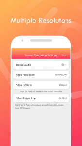 اسکرین شات 3 برنامه RecorderZ - Screen Recorder by