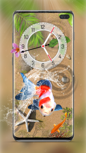 اسکرین شات 3 برنامه Fish Live Wallpaper Aquarium