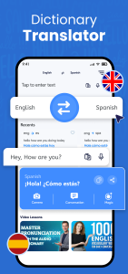 اسکرین شات 1 برنامه English Dictionary Translator