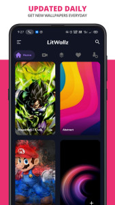اسکرین شات 3 برنامه LitWallz - 4K & Live Wallpaper
