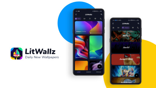 اسکرین شات 1 برنامه LitWallz - 4K & Live Wallpaper