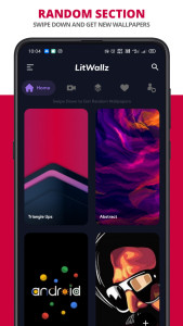 اسکرین شات 5 برنامه LitWallz - 4K & Live Wallpaper