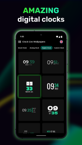 اسکرین شات 7 برنامه Smart Watch - Clock Wallpaper