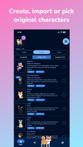 اسکرین شات 5 برنامه Shimeji: Screen Buddies