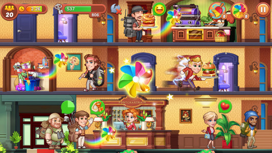 اسکرین شات 2 بازی Hotel Fever