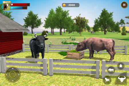 اسکرین شات 5 بازی Angry Bull Family Survival 3D