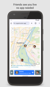 اسکرین شات 2 برنامه My GPS Location: Realtime GPS