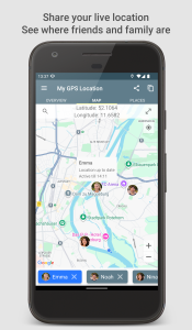 اسکرین شات 1 برنامه My GPS Location: Realtime GPS